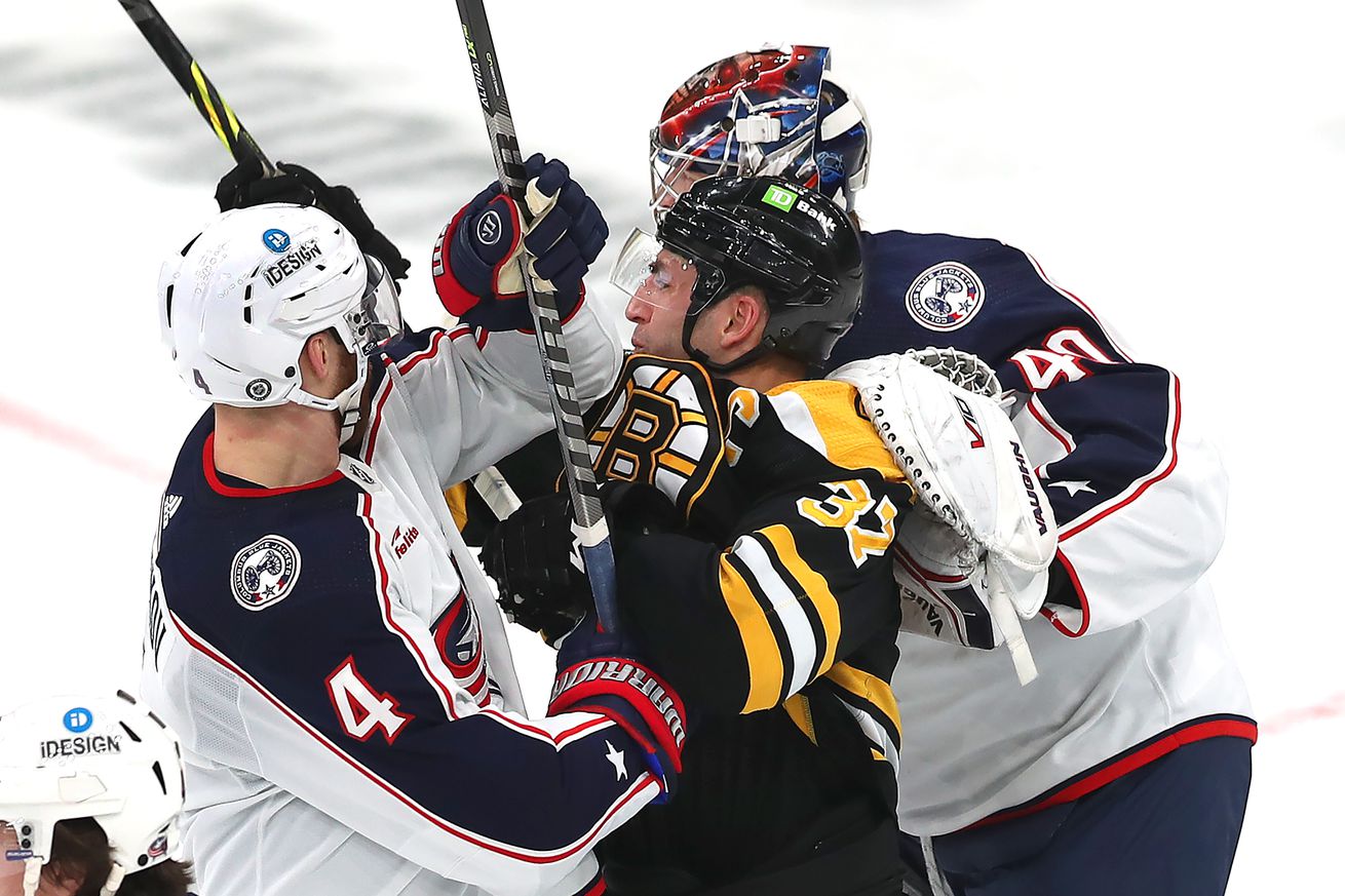 Columbus Blue Jackets (2) Vs Boston Bruins (4) At TD Garden