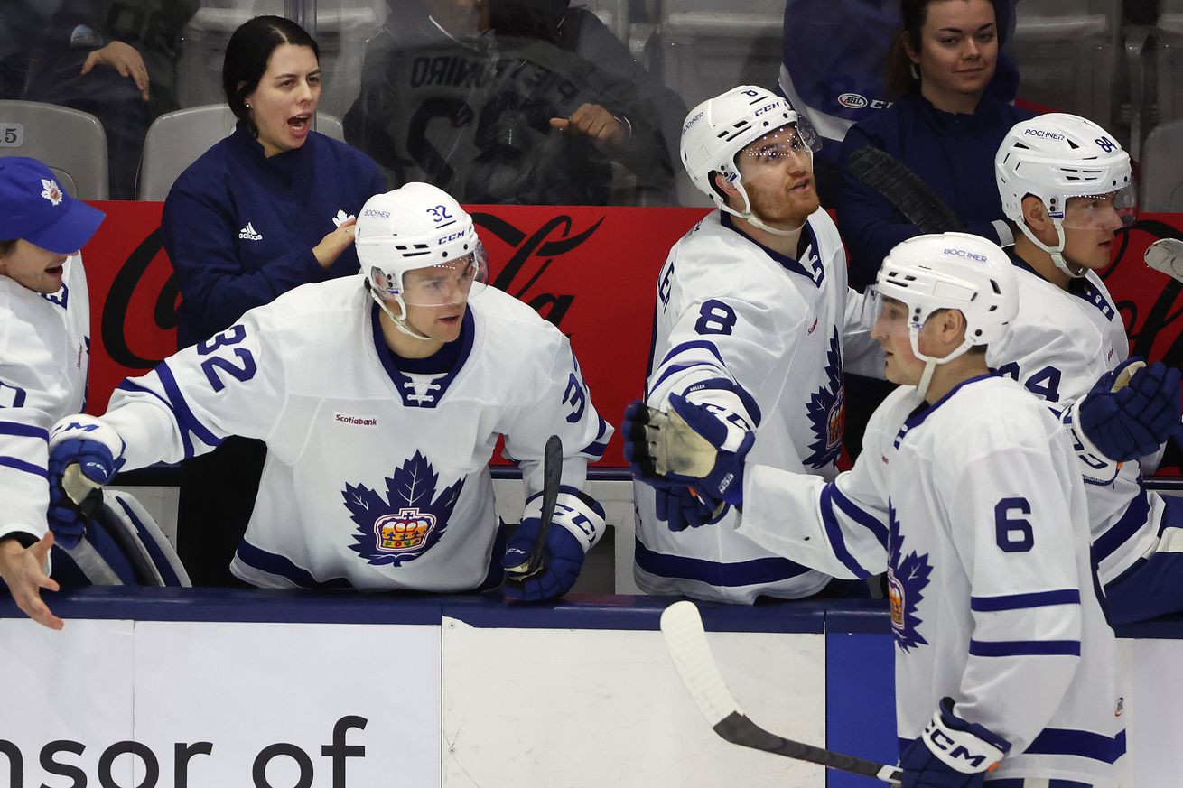 Toronto Marlies play the Laval Rocket