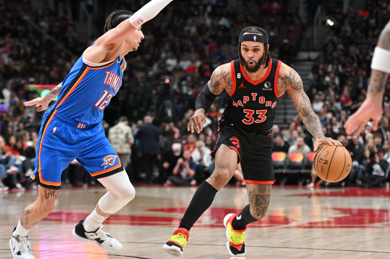 NBA: Oklahoma City Thunder at Toronto Raptors