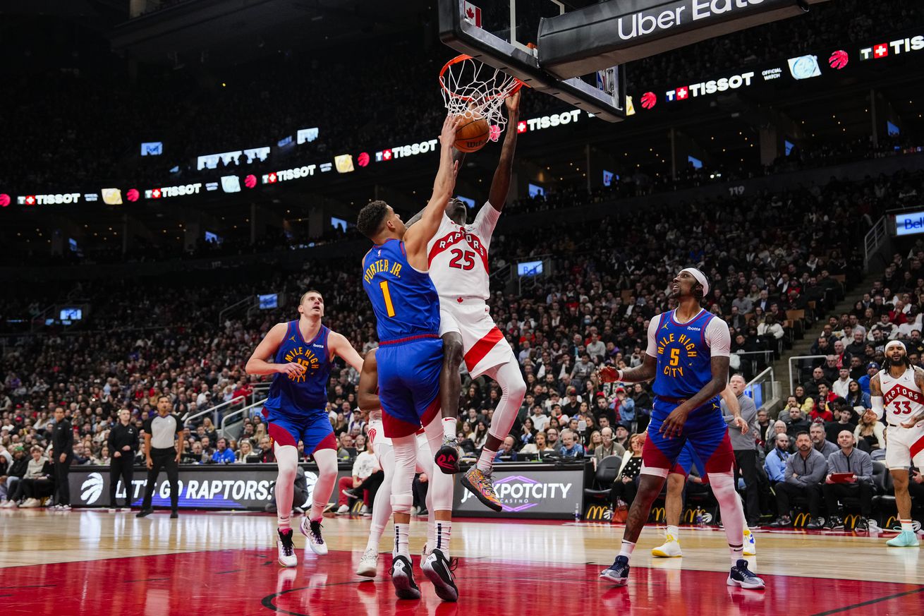 Denver Nuggets v Toronto Raptors