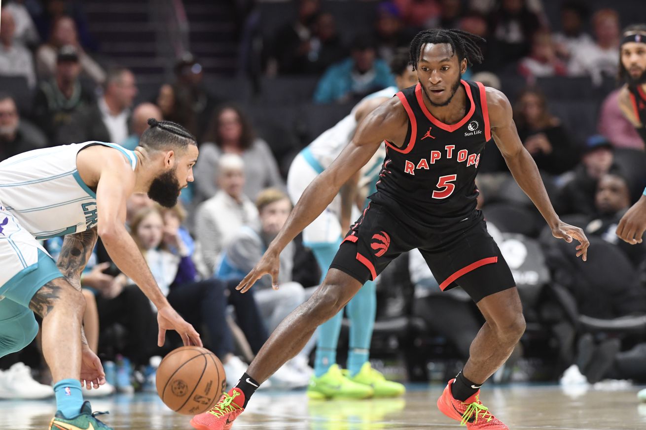 NBA: Toronto Raptors at Charlotte Hornets