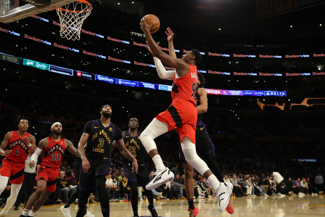 NBA: Toronto Raptors at Los Angeles Lakers