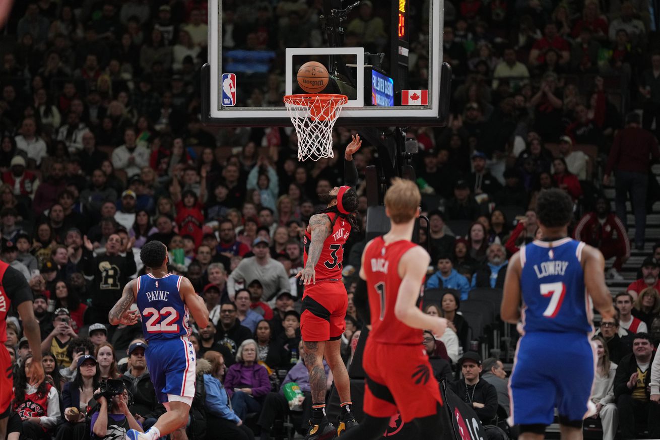 NBA: Philadelphia 76ers at Toronto Raptors