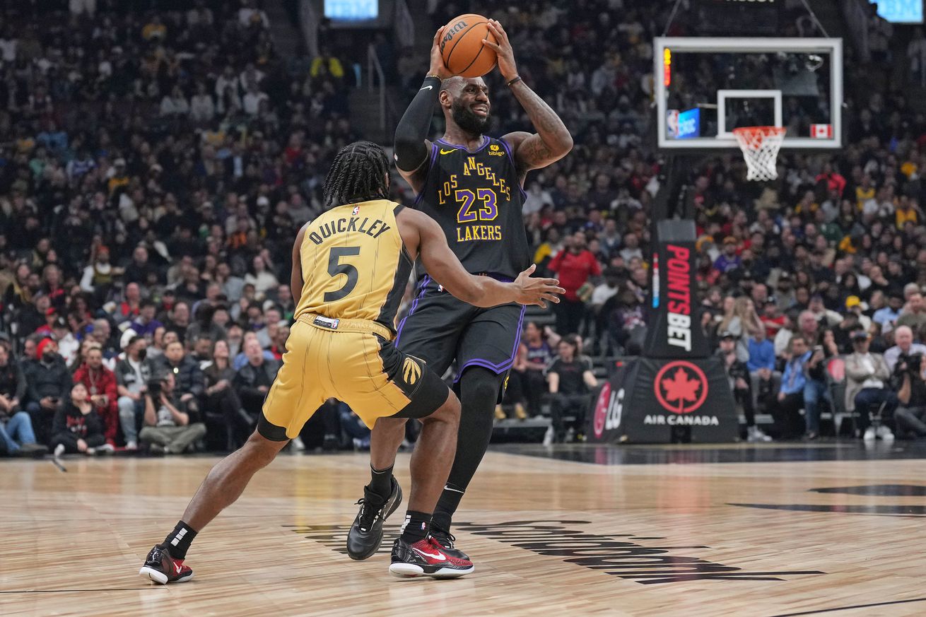 NBA: Los Angeles Lakers at Toronto Raptors