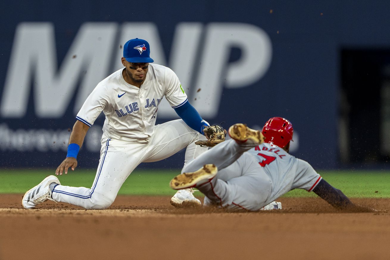 Los Angeles Angels v Toronto Blue Jays