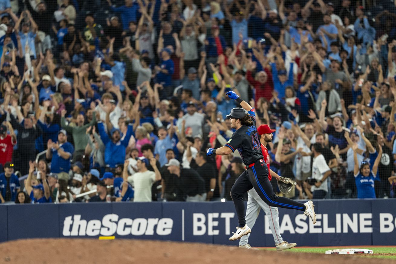 Los Angeles Angels v Toronto Blue Jays