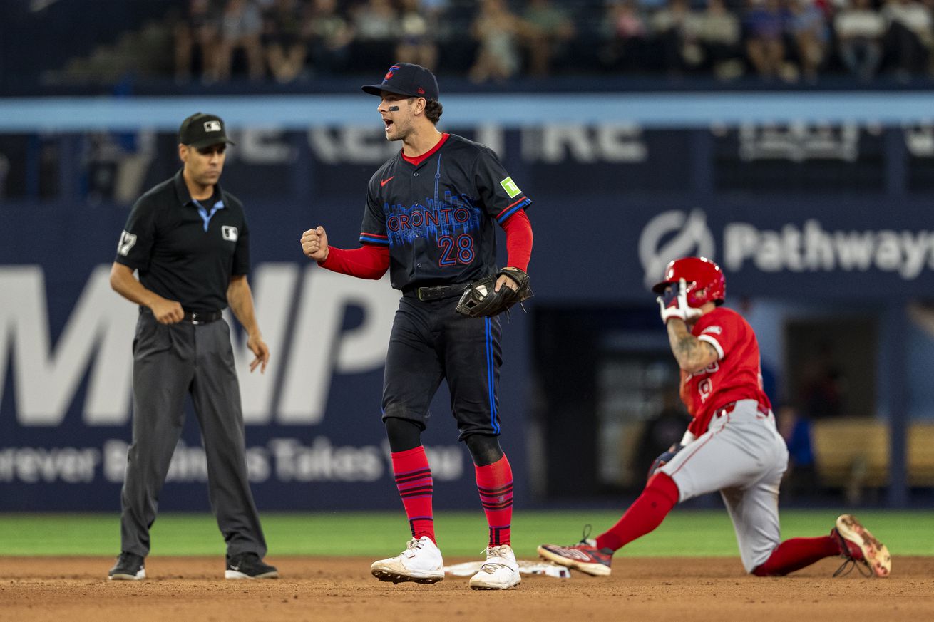 Los Angeles Angels v Toronto Blue Jays