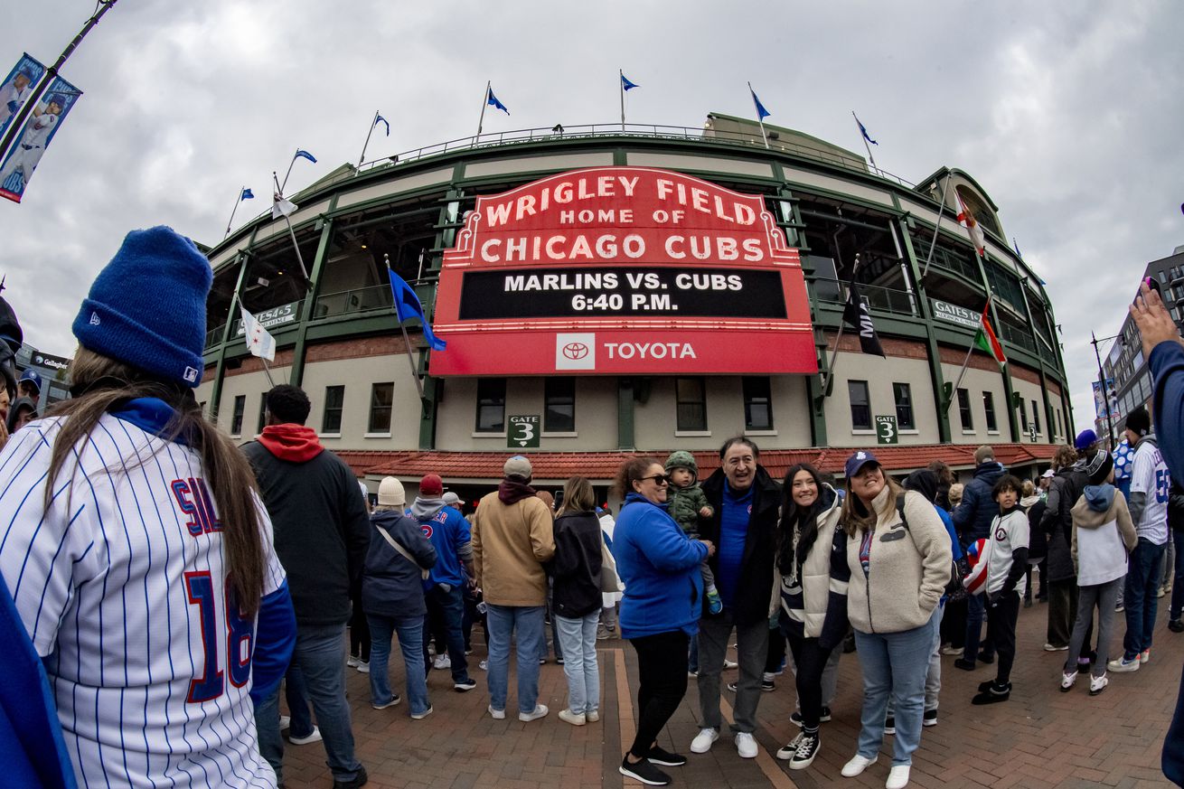 MLB: Game Two-Miami Marlins at Chicago Cubs