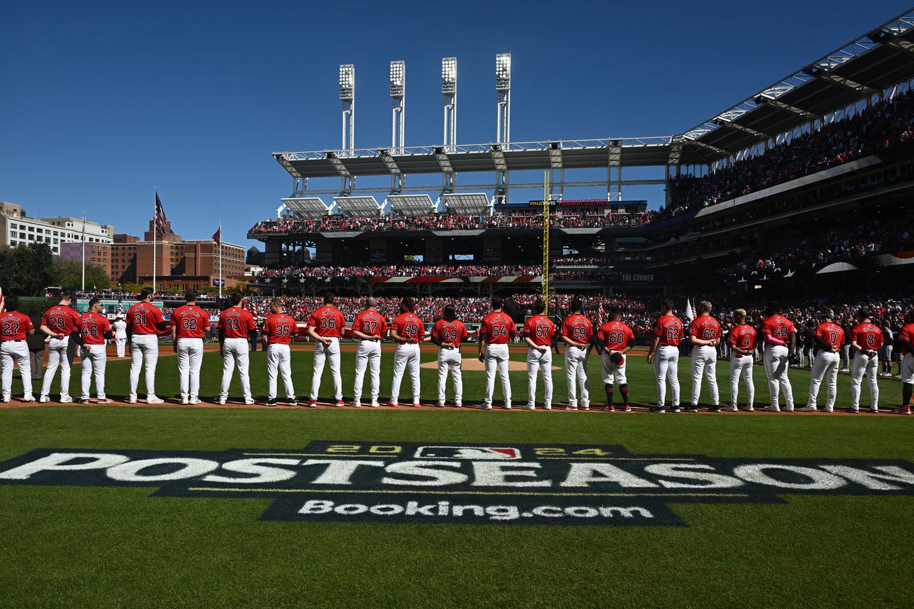 MLB: ALDS-Detroit Tigers at Cleveland Guardians