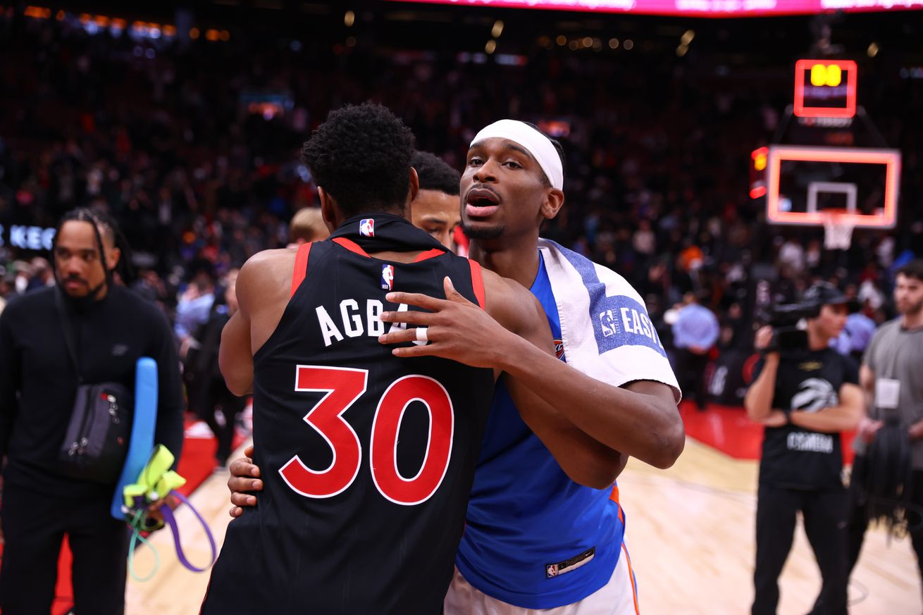 Oklahoma City Thunder v Toronto Raptors