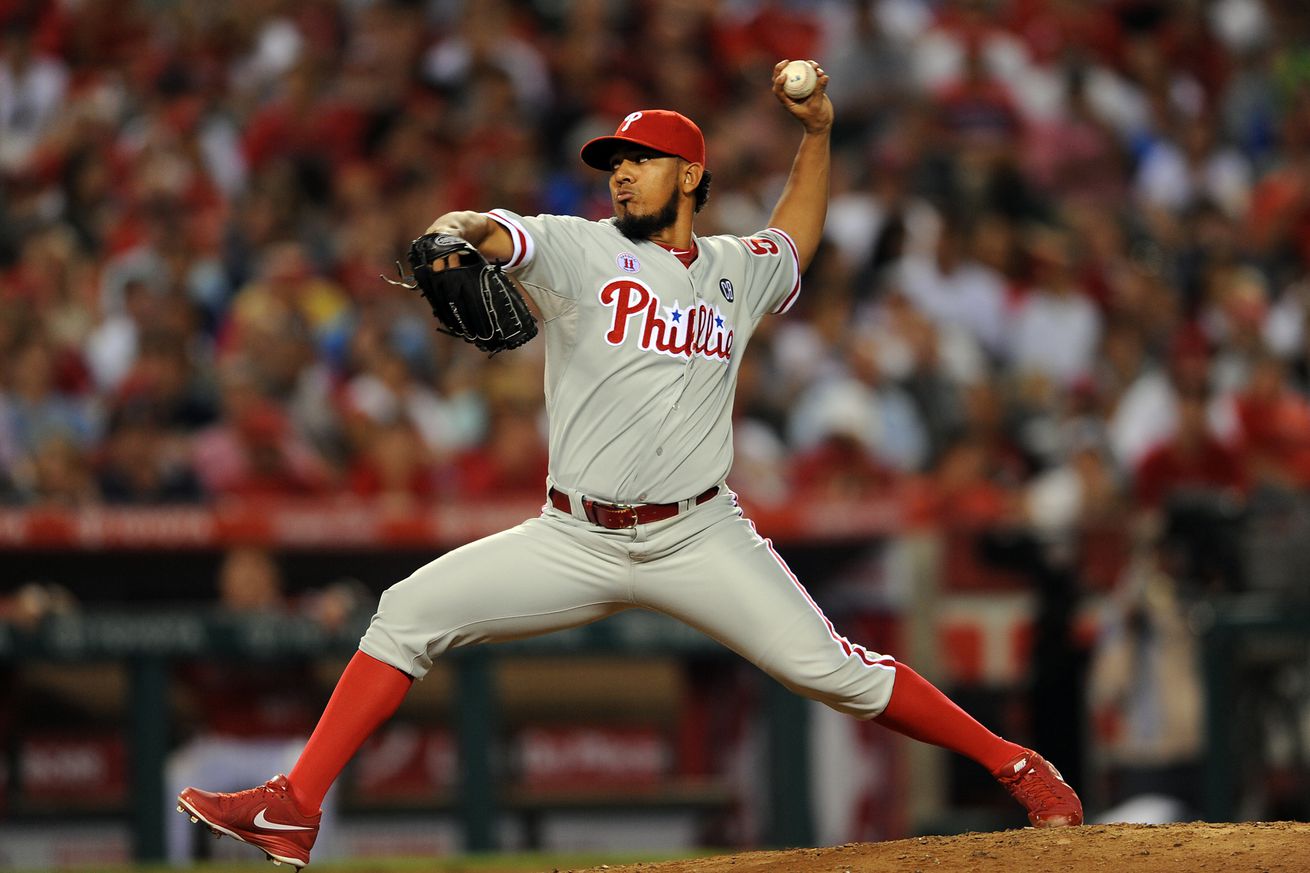 MLB: AUG 12 Phillies at Angels