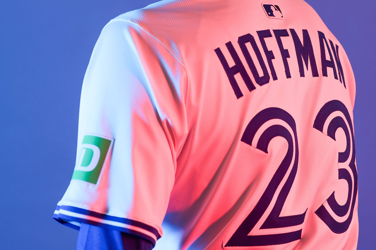  Toronto Blue Jays pitcher Jeff Hoffman (23) participates in media day at the Blue Jays Player Development Complex.